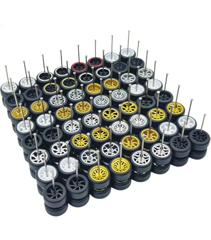 Amazon | 1/64 ホイールとタイヤセット 10個パック 1 64スケール